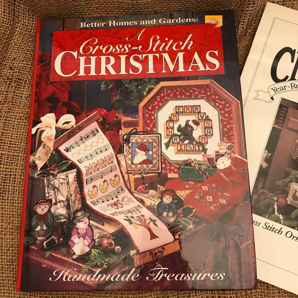 Cross Stitch Christmas Book: Ornament Patterns, Needlework‎ Crafts
